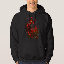 Brandende Schedel Dobbelstenen - High Stakes Rebel Hoodie