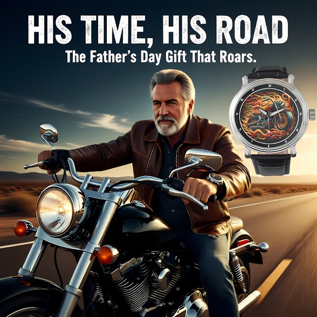 Brandende snelheid, horloge voor motorfietsen. (Creator heeft geüpload)