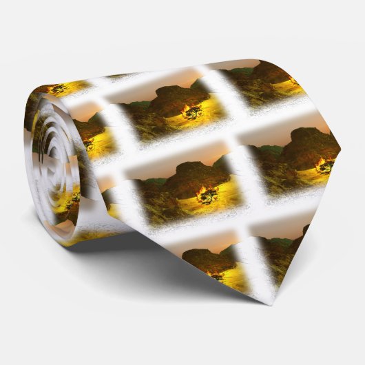 Brandende Struik 1 Stropdas (Opgerold)