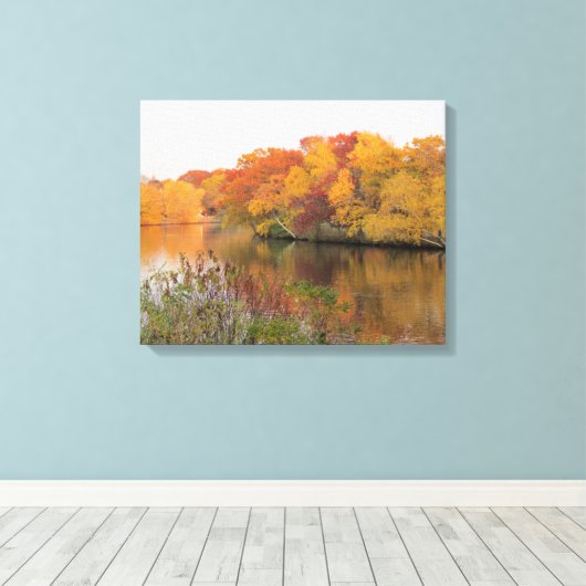 Brandende Struik Print (Insitu (Houten vloer))