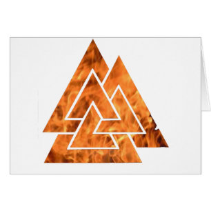 Brandende Valknut
