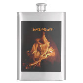 Brandende Vlammen Fotografisch Vuur aanpasbaar Flacon (Voorkant)