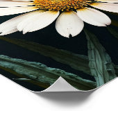 Brandende vlinder heldere vurige monarch vleugels poster (Hoek)