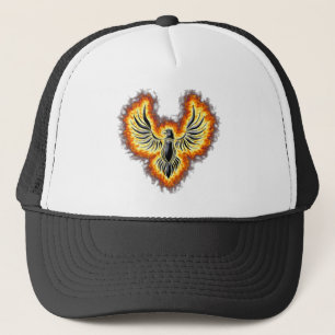 brandende vuurvogel trucker pet