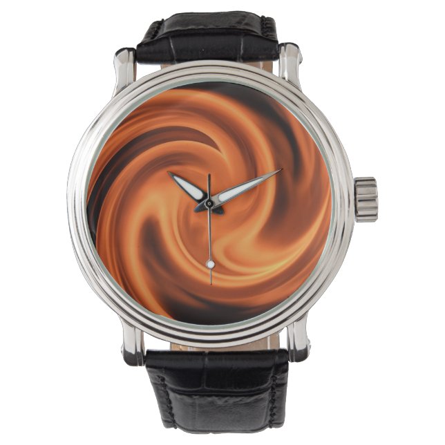Brandende Wervelwind Vortex Horloge (Voorkant)