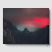 Brandende wolken, mist en bergen gastenboek (Achterkant)