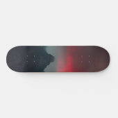 Brandende wolken, mist en bergen persoonlijk skateboard (Horizontaal)