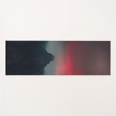 Brandende wolken, mist en bergen yogamat (Voorkant (horizontaal))