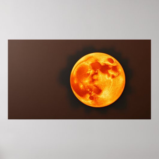 Brandende Zon Poster (Voorkant)