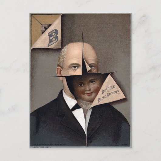 brander Blood Bitters Advertisement Briefkaart (Voorkant)