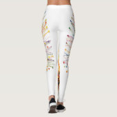 Branderig gevoel man sterke expressie leggings (Achterkant)