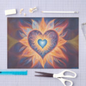 Branderig hart ontkoppelingsweefsel tissuepapier (Craft)