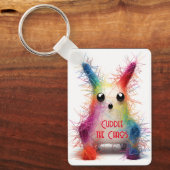 Branderig Man Knuffel de Chaos Sleutelhanger (Voorkant)