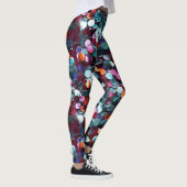 Branderig Man Veelkleurige pailletten Leggings (Rechts)