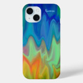 Branderige kleuren Case-Mate iPhone case (Achterkant)