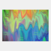 Branderige kleuren inpakpapier vel (Voorkant 2)