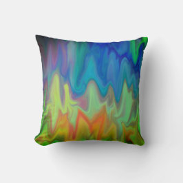 Branderige kleuren kussen