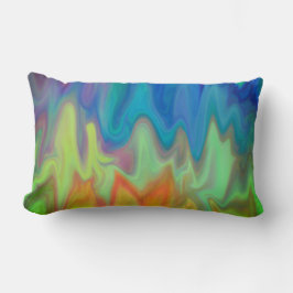 Branderige kleuren kussen