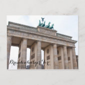 Brandernburger Tor Briefkaart (Voorkant)