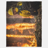 BRANDFIGHTER FLEECE DEKEN (Voorkant)