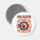 BRANDFIGHTER MAGNEET (Voorkant / Achterkant)