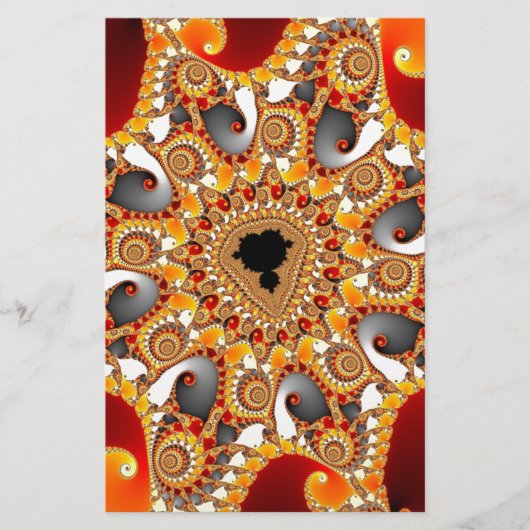Brandfractal Briefpapier (Voorkant)