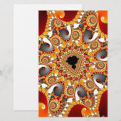 Brandfractal Briefpapier (Voorkant / Achterkant)