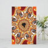 Brandfractal Briefpapier (Staand voorkant)