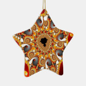 Brandfractal Keramisch Ornament (Rechts)