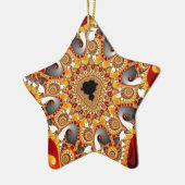 Brandfractal Keramisch Ornament (Links)