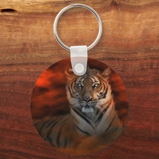 Brandgebergte Sleutelhanger (Voorkant)