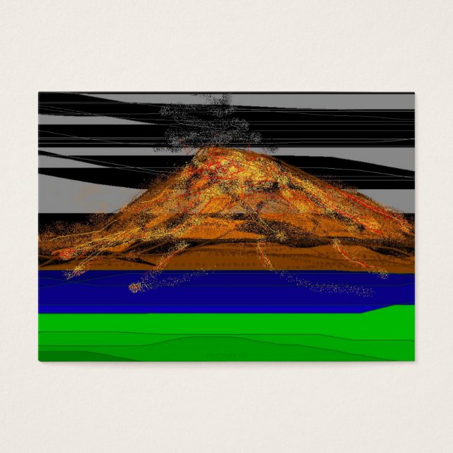 Brandgebergte Visitekaartjes (Voorkant)