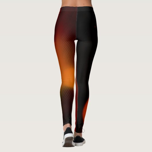 Brandgolf Leggings (Achterkant)