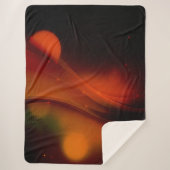 Brandgolf Sherpa Deken (Voorkant)