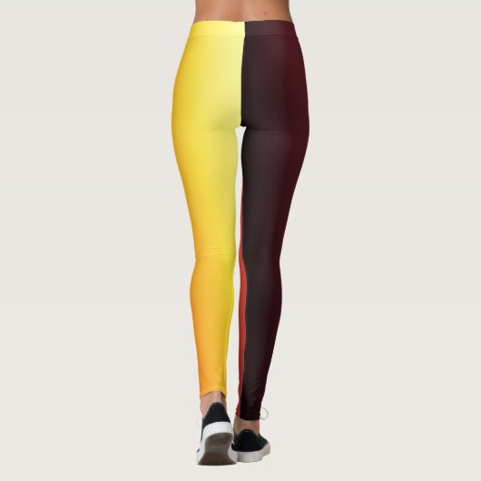 Brandgradiënt Leggings (Achterkant)