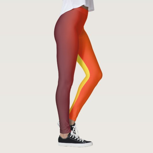 Brandgradiënt Leggings (Rechts)