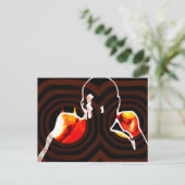 brandhaarden. briefkaart (Staand voorkant)