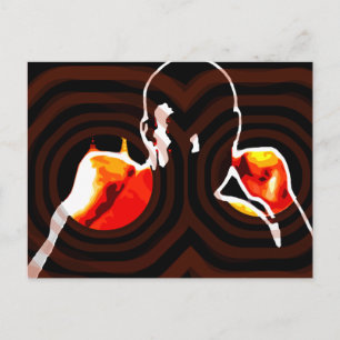 brandhaarden. briefkaart