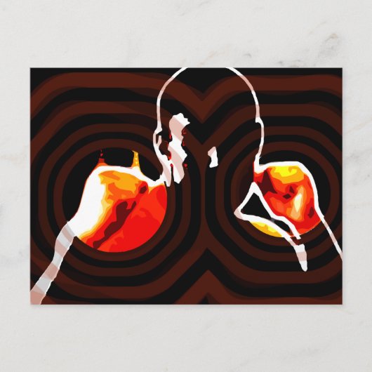 brandhaarden. briefkaart (Voorkant)