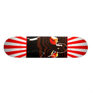 brandhaarden. persoonlijk skateboard
