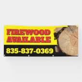 Brandhout Beschikbaar Aangepaste Banner (Horizontaal)