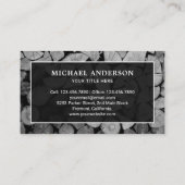 Brandhout Houten Houtkachel Installatie Visitekaartje (Achterkant)