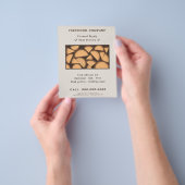 Brandhout Levering & Levering Flyer (Hand)