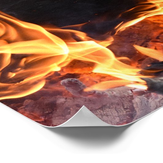 Brandhout Poster (Hoek)