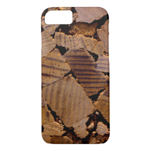 Brandhout rustieke cabine hout graan boom schors p Case-Mate iPhone case