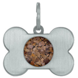 Brandhout rustieke cabine hout graan boom schors p huisdieren naamplaatje