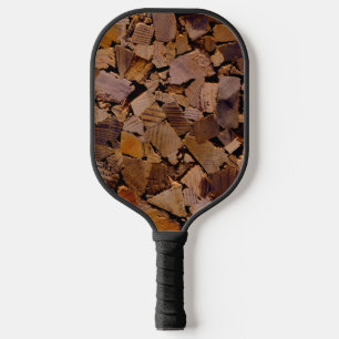 Brandhout rustieke cabine hout graan boom schors p pickleball paddle