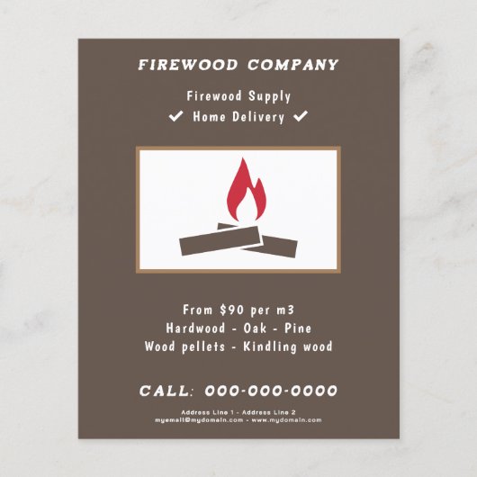 Brandhout Supply Flyer (Voorkant)