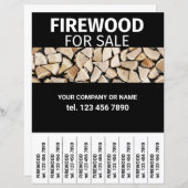 Brandhout te koop Wood Flyer Scheur Van Strips (Voorkant / Achterkant)