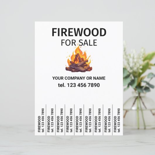 Brandhout te koop Wood Flyer Scheur Van Strips (Staand voorkant)